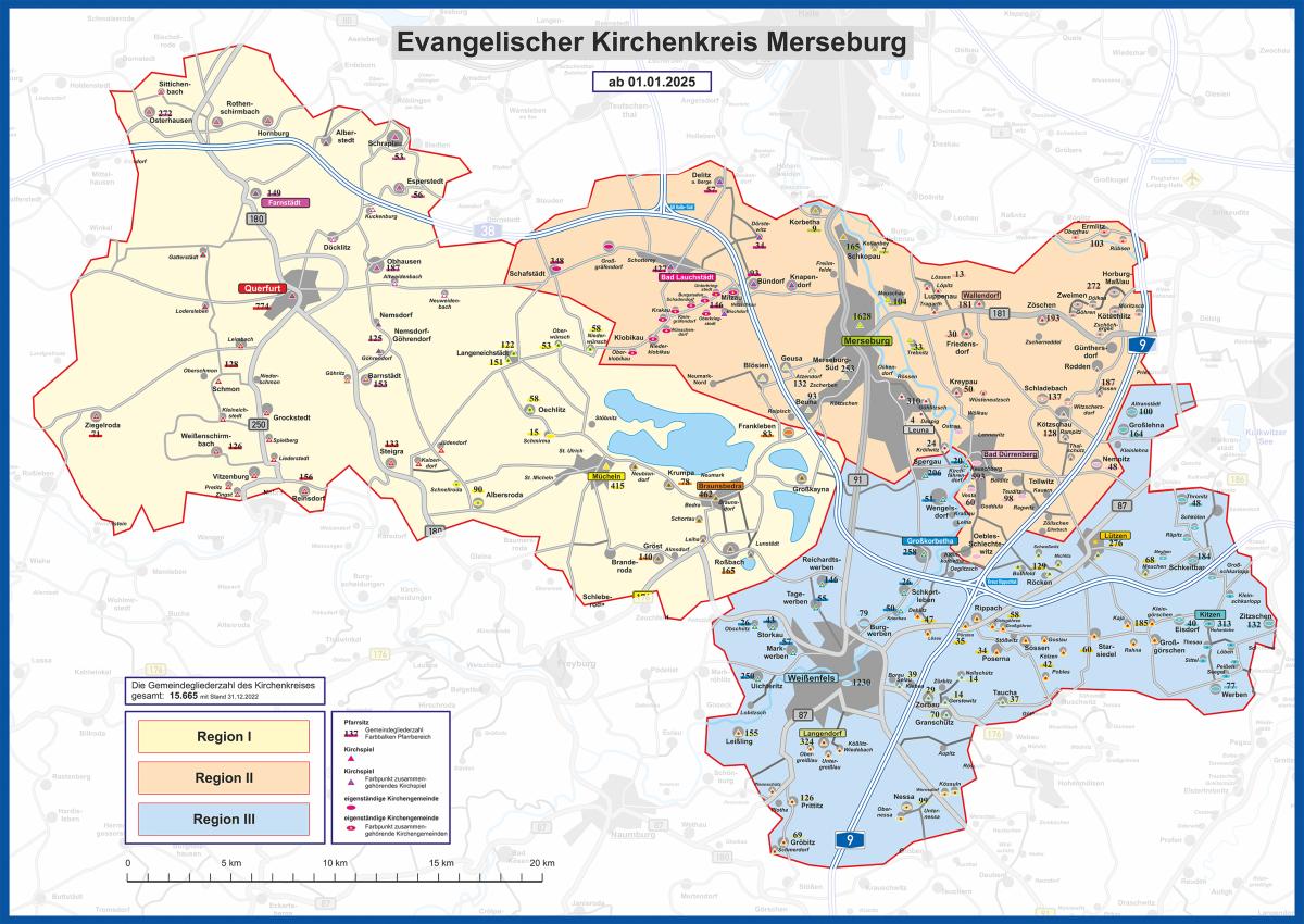 Karte Kirchenkreis 3 Regionen 01.01.2025 klein 
