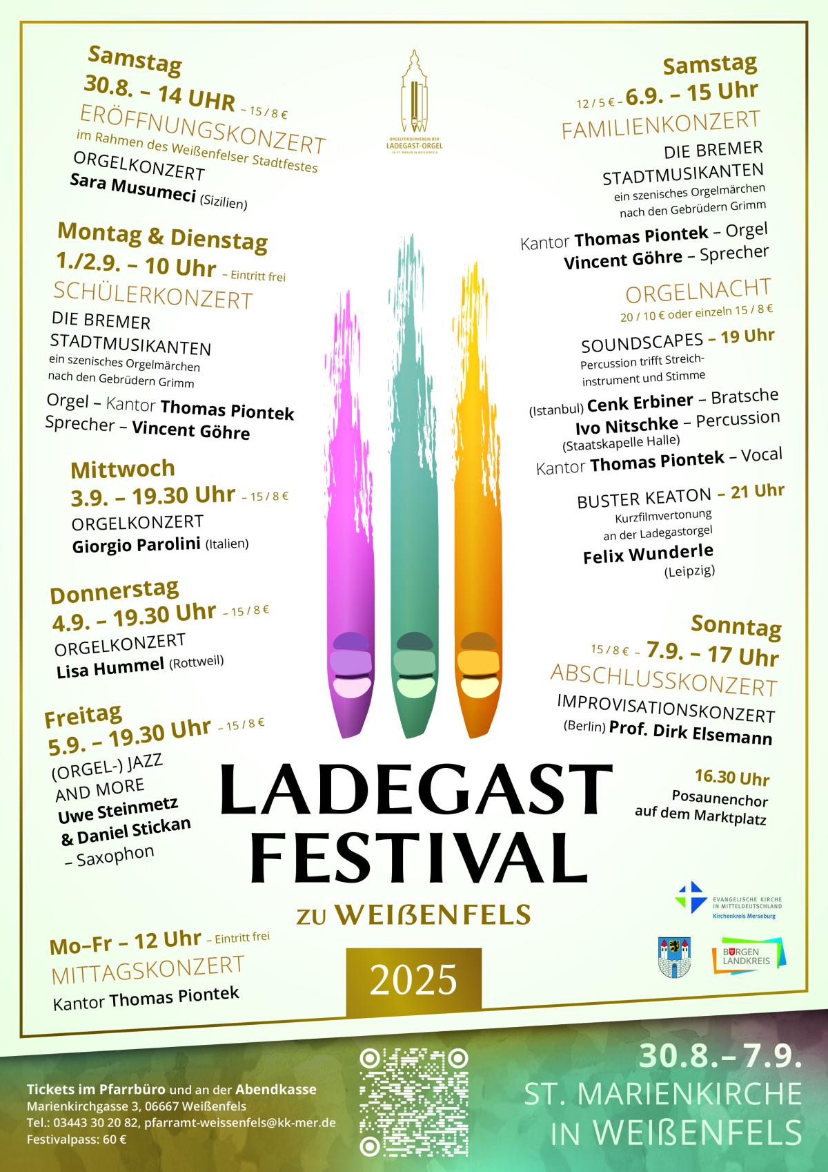 Plakat Ladegastfestival Weißenfels 2025
