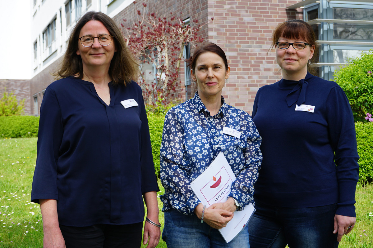 Foto der Kursleiterinnen Monika Groß, Ines Mona, Liane Grube