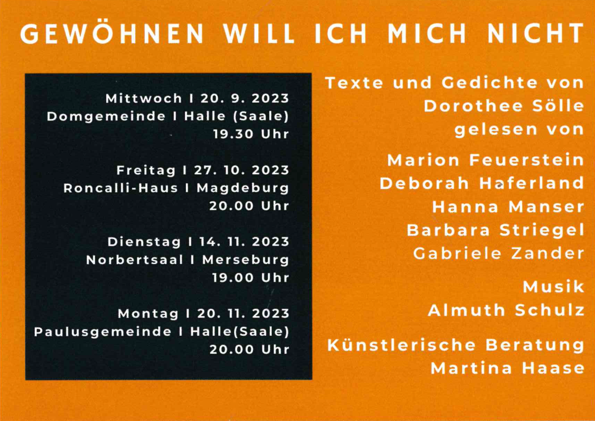 Einladung Rückseite Lesung Dorothee Köllner